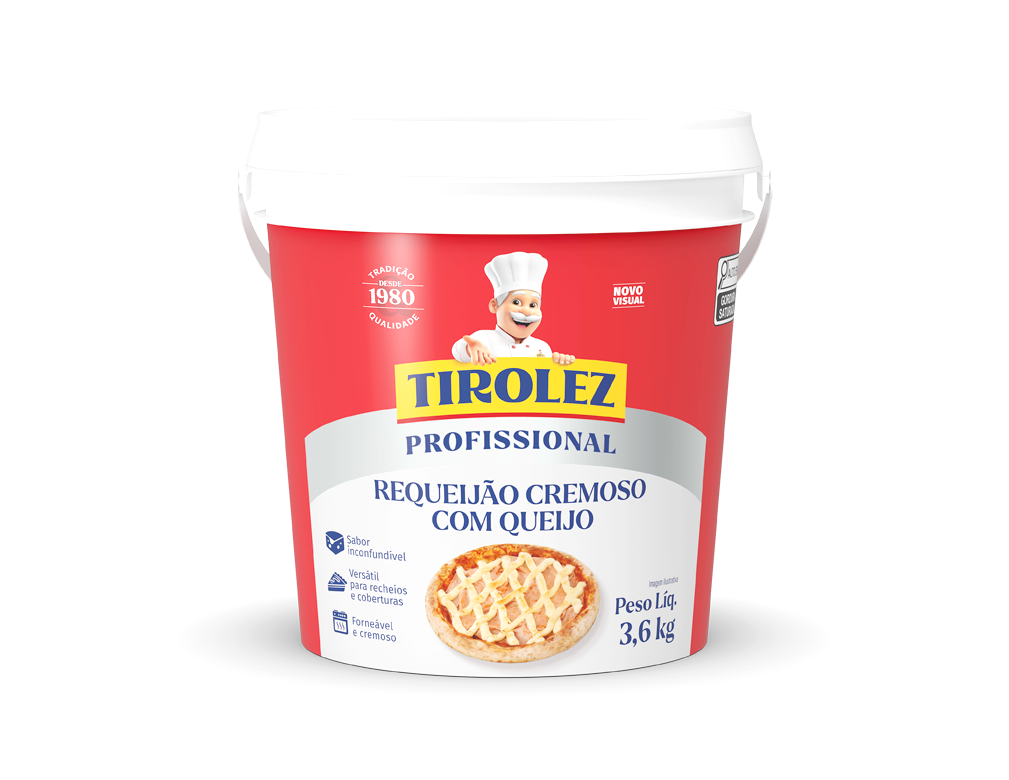 REQUEIJÃO TIROLEZ SEM AMIDO 3,6 KG (CX 4 BD)